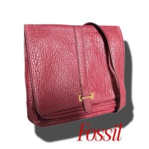 Fossil Women's Burgundy Crossbody Bag